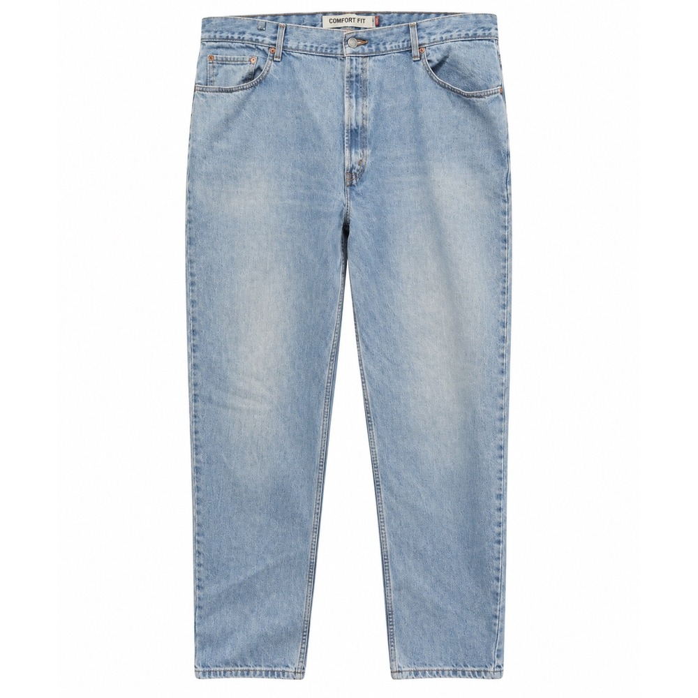 Levis 560 Comfort Fit Jeans Mens 44x32 Light Wash Relaxed Tapered Denim 560-0251